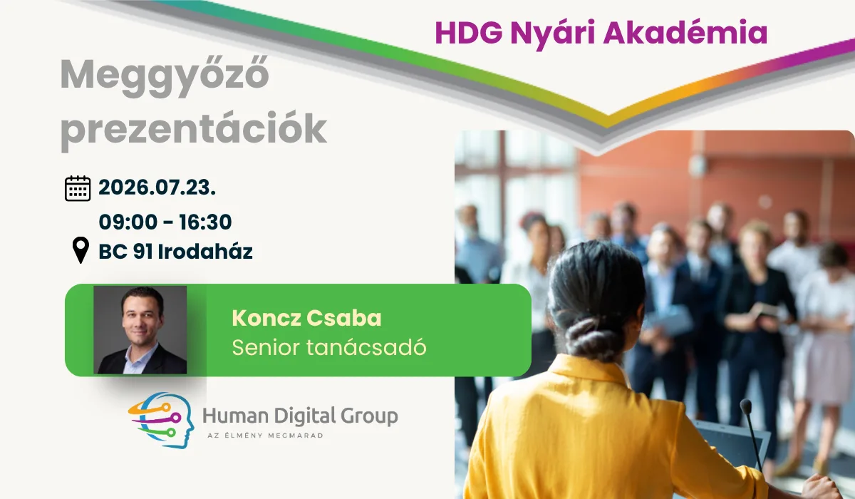 HDG Nyári akadémia – Meggyőző prezentációk