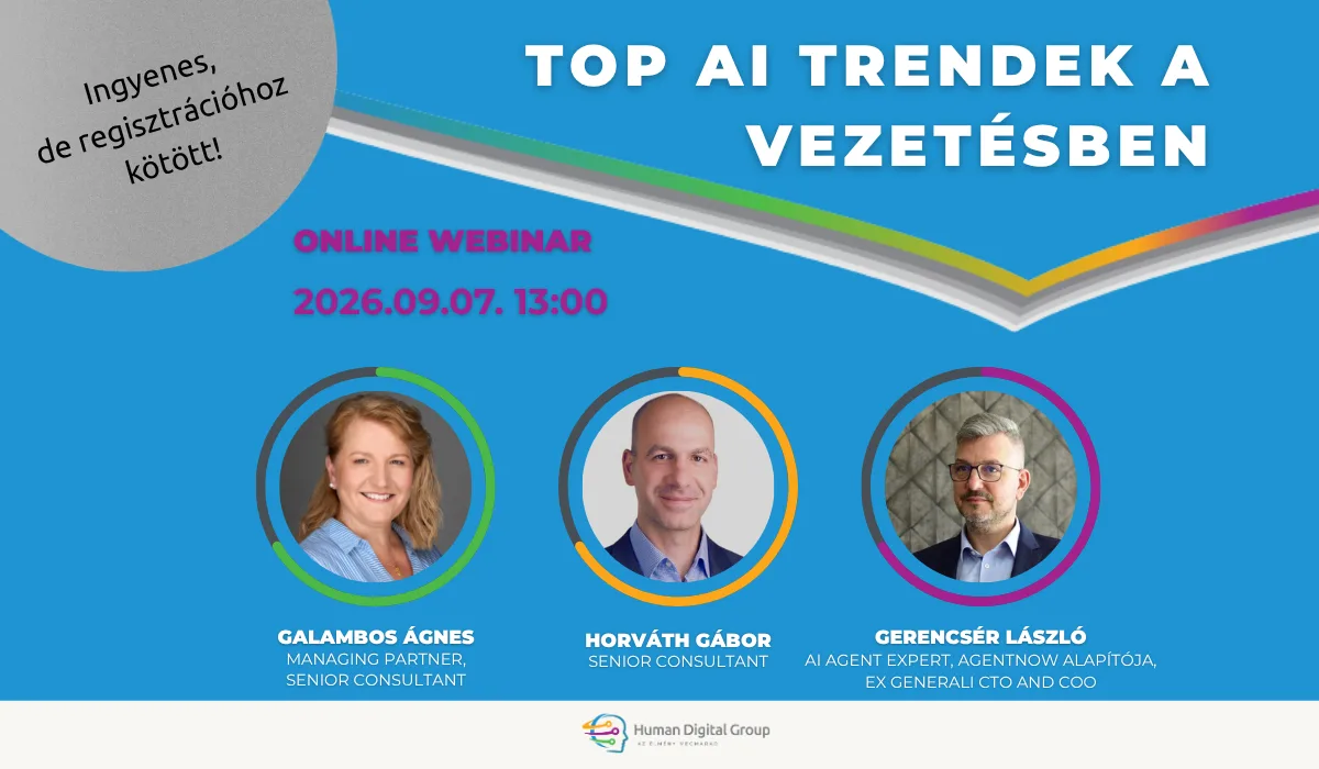 TOP AI trendek a vezetésben WEBINAR
